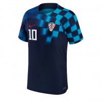 Croatia Luka Modric #10 Replica Away Shirt World Cup 2022 Short Sleeve